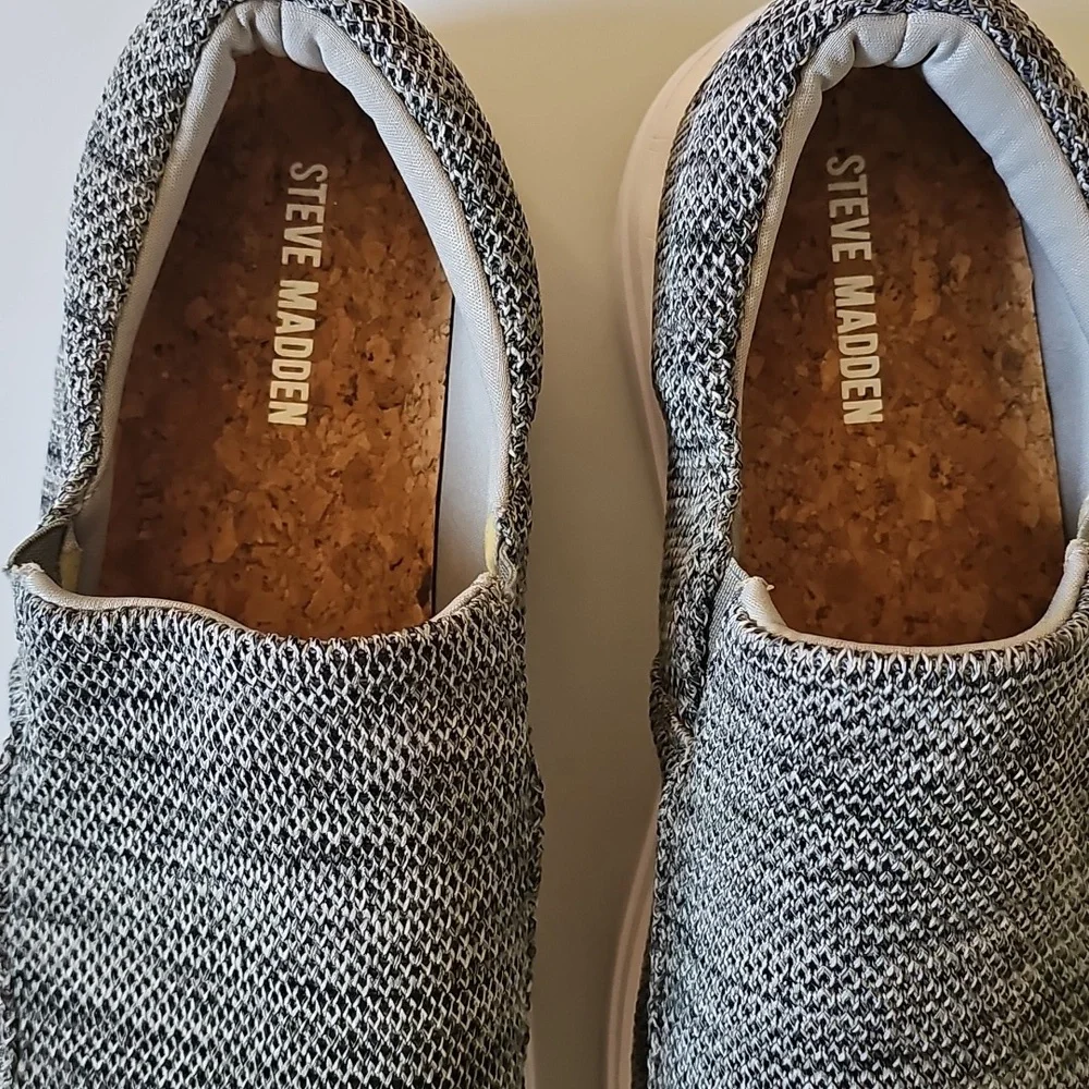 Steve Madden Men's Gray Slip-On Shoes Size 12‎